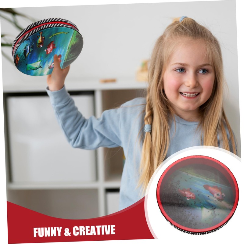 Kisangel Musical Ocean Drum for Educational Percussion Instrument for Safe