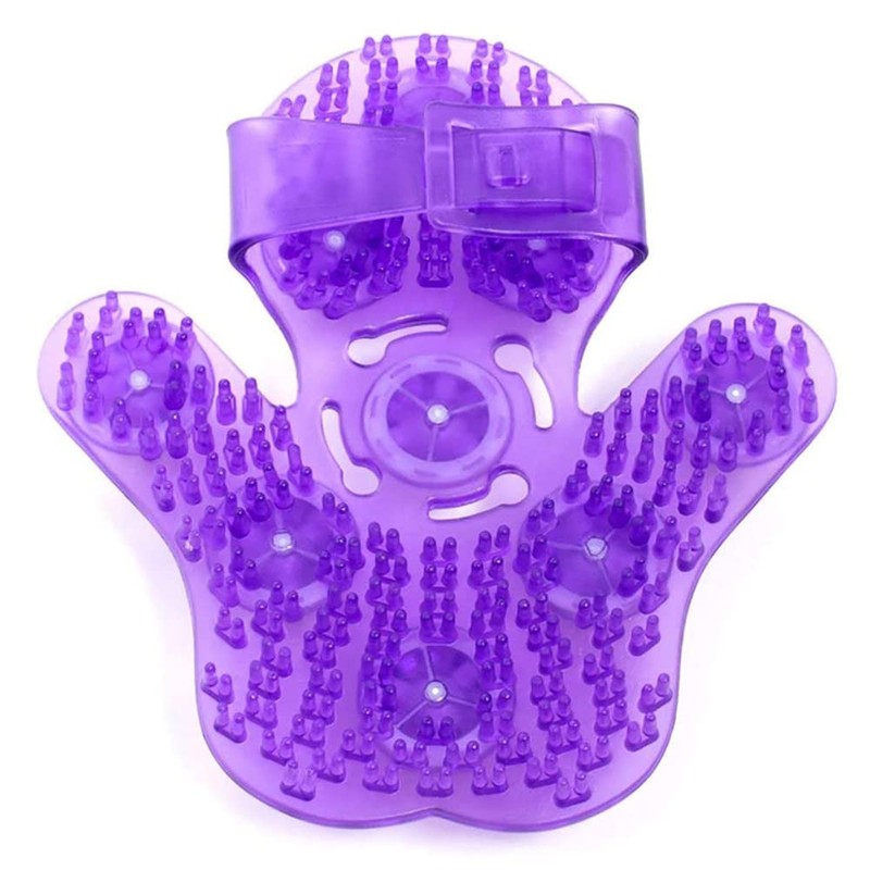 Roysmart Palm Shaped Massage Glove Body Massager with 9 360