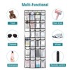 24 Mesh Pockets Over The Door Shoe Organiser Hanging Closet