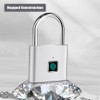 Fingerprint Padlock with USB Charging Ultra-Light Intelligent Safety Electronic Lock