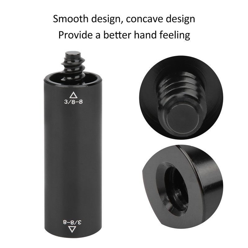 Pool Extension Cue 2oz Billiard Middle Shaft Aluminium Extender Adapter