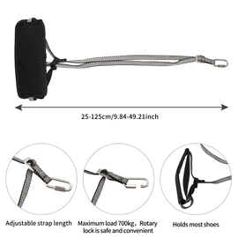 SOB Foot Ascender Foot Strap Climbing Foot Ascender Adjustable Sling Strap for Outdoor Mountaineering, Climbing, Expeditions, Caving