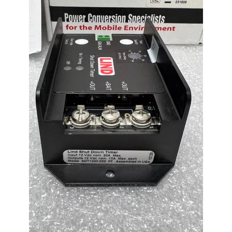 Lind SDT1230-022 Shut Down Timer Screw Term 2hr 5min-4hr