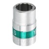 sourcing map 3/4" Drive 12 Points Socket 21mm Metric Shallow