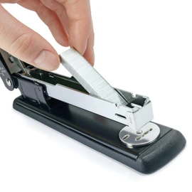 Rapesco Rapesco 1602 Germ-Savvy Antibakteriell Marlin Heftgerät, 25 Blatt Heftleistung, Schwarz & 2000 x 26/6mm Heftklammern