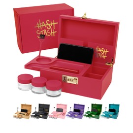 HASHSTASH - The OG Storage Box (Red/Gold)