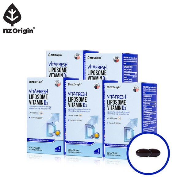 Enget Origin Vitafresh Liposomal Vitamin D3 (60 capsules)