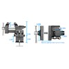 MYTEC 2-In-1 Bench Vise Heavy Duty for Workbench, 6.0" black,