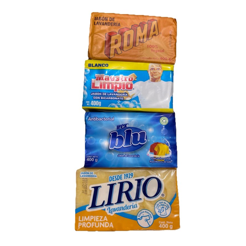 Carisma 10 PACK JABON EN BARRA ROPA LAUNDRY BAR DETERGENTE