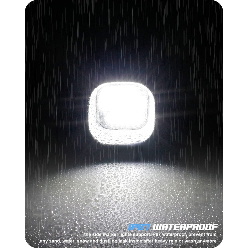 NDRUSH - Lámpara de matrícula LED con enchufe compatible con
