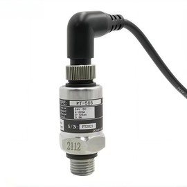 Stainless Steel Pressure Transducer, 0-16 Bar / 1.6 Mpa Pressure Sensor, Pressure Transmitter, Water Flow Sensor, 24 V DC 4-20 mA Output G1/4 Inch for Water Gas