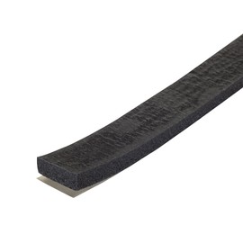 M-D Building Products 06593 1/4 in. x 3/4 in. x 10 ft. Black Sponge Window Seal for Small Gaps