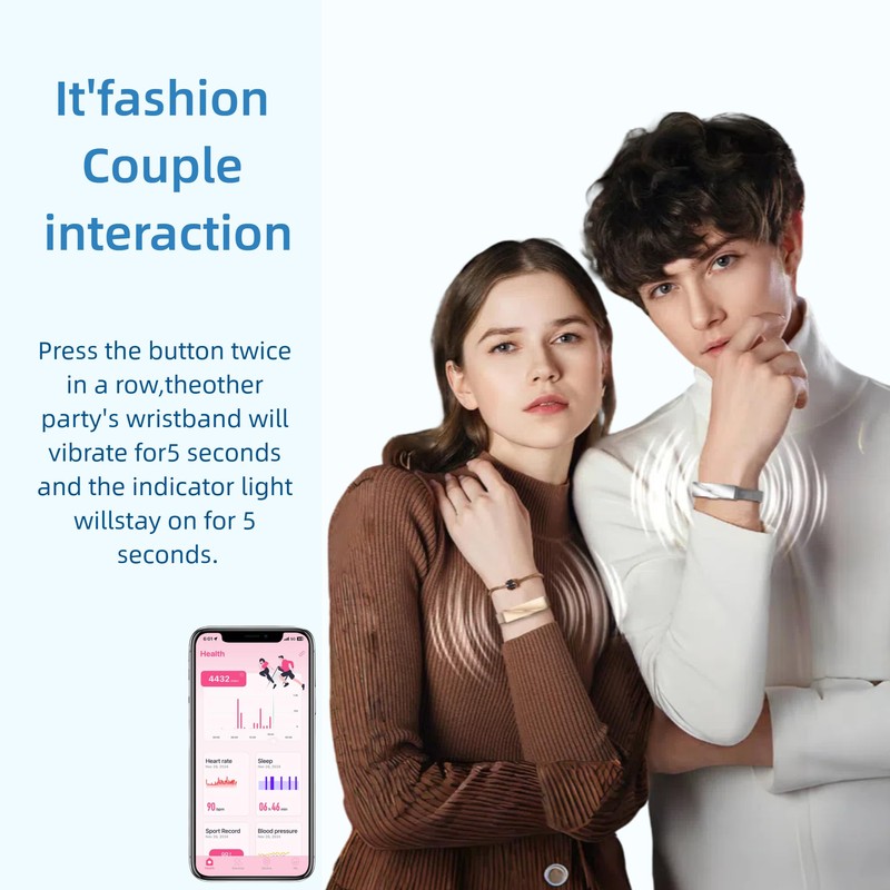 Fenamor Smartwatch Health Wristband (Silver)