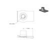 M5 Stainless Steel U -Style Clip-On Nut,U-Type Fasteners (Pack of