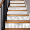 funlife 14Pcs Scandinavian Style Peel and Stick PVC Staircase Decals,