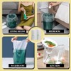 Small Trash Bags 4 Gallon 110 Count, Clear Waste Basket