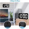 Digital Wall Clock Large Display,10.8” USB Power LED Wall Clock