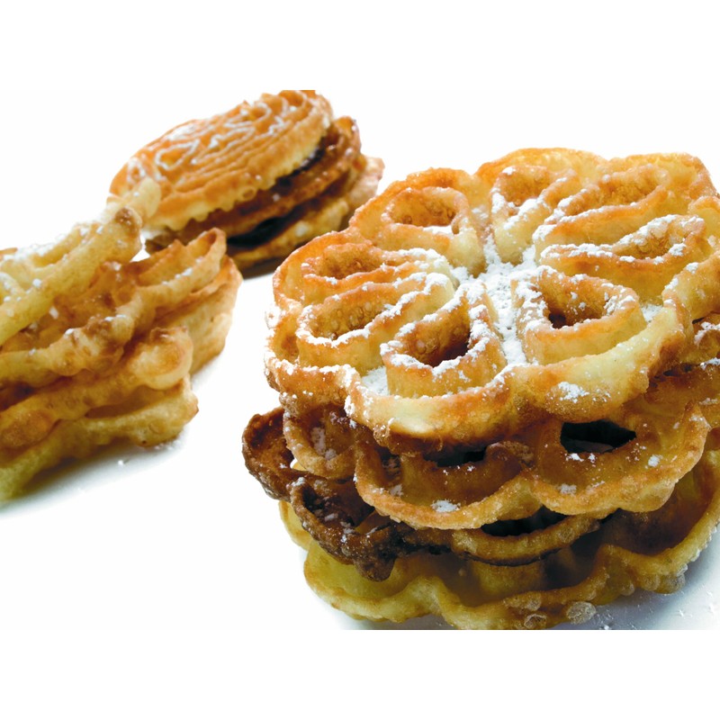 IBILI Rosette Iron Set of 3 Rose Molds Moulds, Flower,