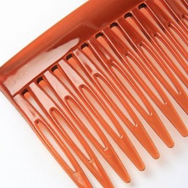 HD Novelty Set of 4 Tort Plain Hair Combs Slides 7cm (2.8") French Side Combs Plastic Twist Comb Strong Hold Hair Clips Accessories for Girls Women (15 Teeth)