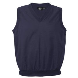 Akwa Made in USA Men's Microfiber Water Repellent V-Neck Pullover Vest