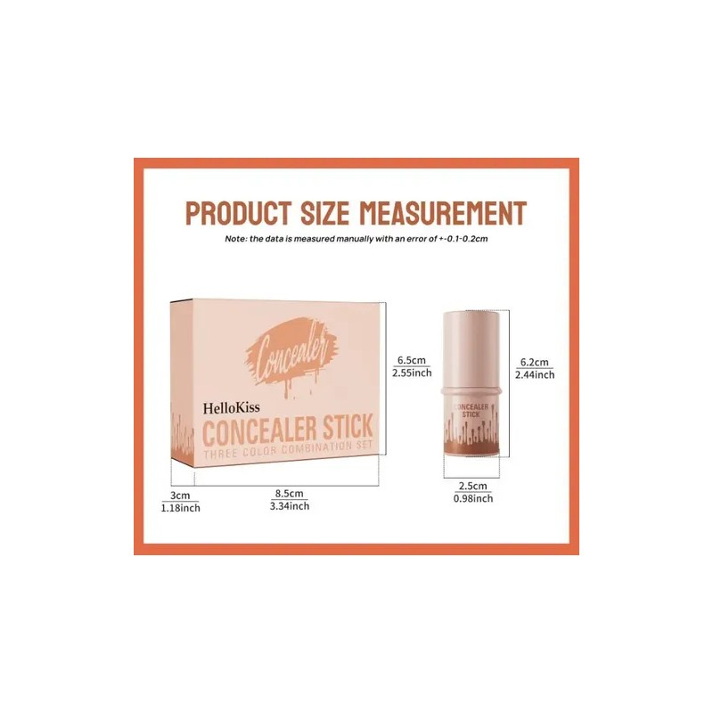 Set De 3 Espátula Lasting Contouring Stick Contorno Blush