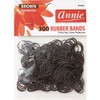 Annie 300 Rubber Bands Assorted Size Brown 3154