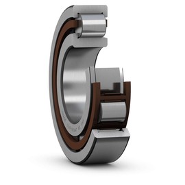 SKF Cylindrical Radial Roller Bearing, 25 ID, Bearing steel