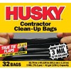 Poly-America 5101357 42 gal Contractor Bag44; Black - 32 Count