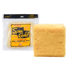 SM Arnold Spun Gold™ Professional Grade 9" x 9" Car Wash Pad: Durable, Efficient, Scratch-Proof for Ultimate Vehicle Cleaning | Ideal for Auto Detailing and Maintenance, Ergonomic No-Cuff Design