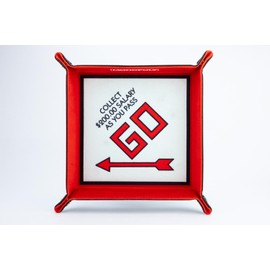 FanRoll Monopoly Dice Tray and Mr. Monopoly Dice Bundle