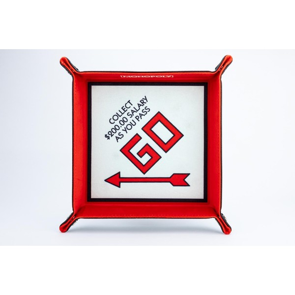 FanRoll Monopoly Dice Tray and Mr. Monopoly Dice Bundle