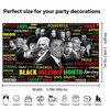 Black History Month Photo Booth Backdrop, Inspirational African American Wall