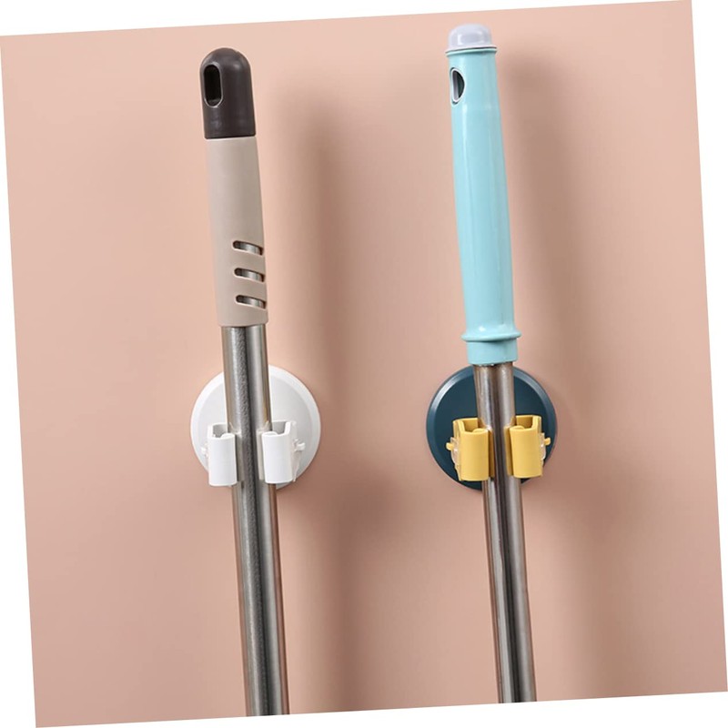 NOLITOY Mop Broom Holder Rack Easy Install No Drilling Store