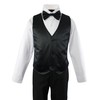 Luca Gabriel Toddler Boys 5 Piece Classic Fit Formal Suit