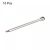 sourcing map 15 Pieces Split Cotter Pin Fixing Stainless Steel