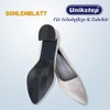 Unikstep 2 Pairs Shoe Sole Repair Rubber Plates, Shoe Sole