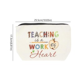 Teacher Appreciation Gifts for Women, Teacher Survival kit, Best Teacher Ever Teacher Supplies for Classroom Makeup Bag Pencil Pouch Preschool High School Colleagues Birthday Gifts A4JSHZB