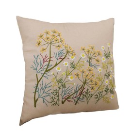 Perfeclan Embroidery Kit Cover for Beginners, Craftsmen, Adults - 42 cm, Chamomile