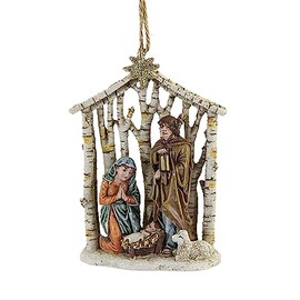 Kurt Adler E0290 Nativity Ornament, 4.38-inches Tall