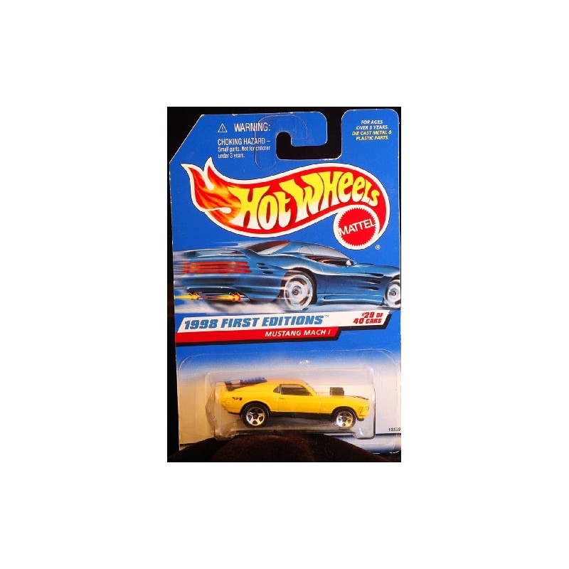 Hot Wheels 1998 First Editions #29 Mustang Mach 1 1:64
