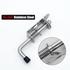 JQK Spring Loaded Latch Pin, 304 Stainless Steel Barrel Bolt