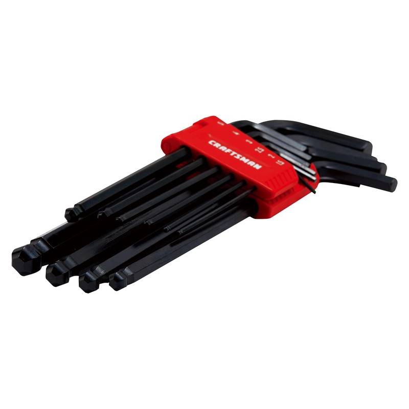 CRAFTSMAN Hex Key Allen Wrench Set with Ball-End, MM, 10