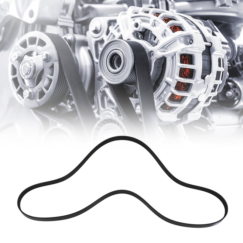 AC Compressor Serpentine Drive Belt 7PK2090 Rubber Oil Heat Resistant
