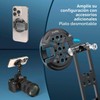 SMALLRIG 5156 - Soporte magnético de metal para teléfono con