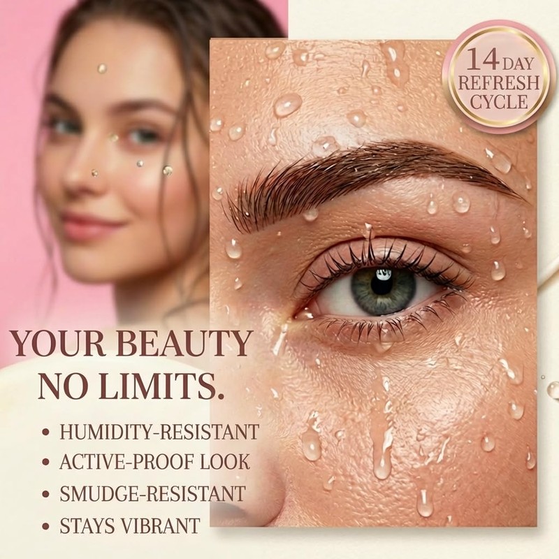 Lash Color Kit, Natural Eyebrow & Eyelash Coloring Set, 7ml