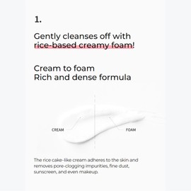 S.NATURE AQUA RICE FOAM CLEANSER 80ml | Mild, Gentle, Daily Cleanser, Moisturizing, Deep Cleansing, Rice Foam Cleanser | 2.71Fl Oz