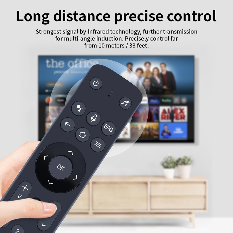 TCNOUMT T4HIS2105/30K Voice Remote Control for Tech4home Lda TV MagentaTV