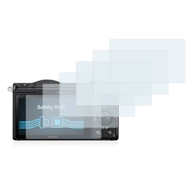 Savvies 6 Pack Screen Protector compatible with Sony Alpha 5000 (DSLR-A5000) Protection Film Clear