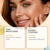 Corrector De Ojeras Luminoso Para Tonos De Piel Oscuros;