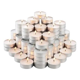 200 Velas Tea Light Flotantes Sin Aroma de Alta Calidad